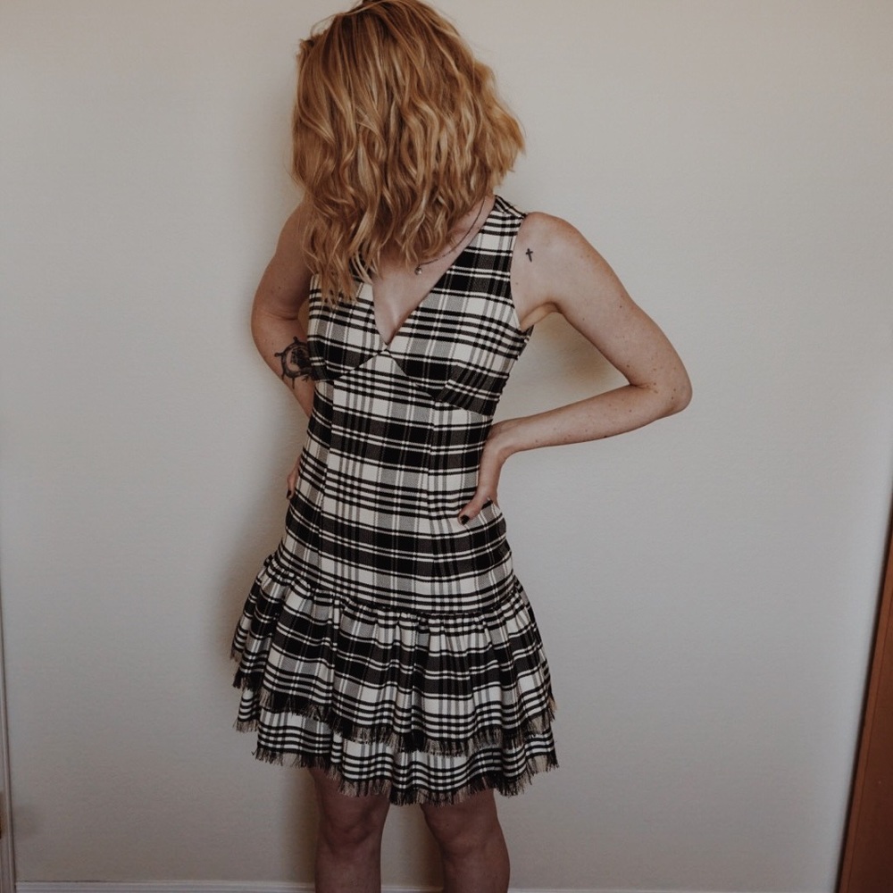 Pinup plaid dress